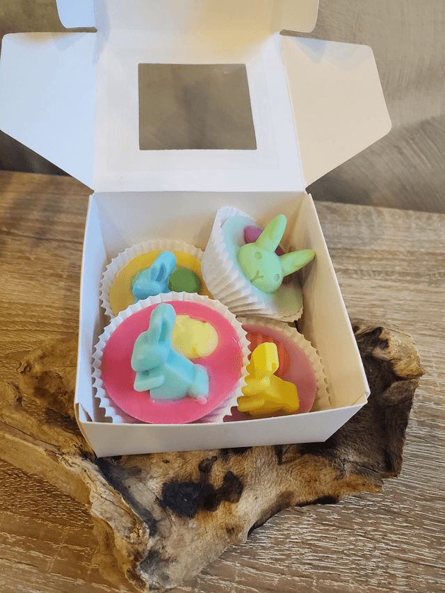 Coffret 4 fondants 30g pâques 